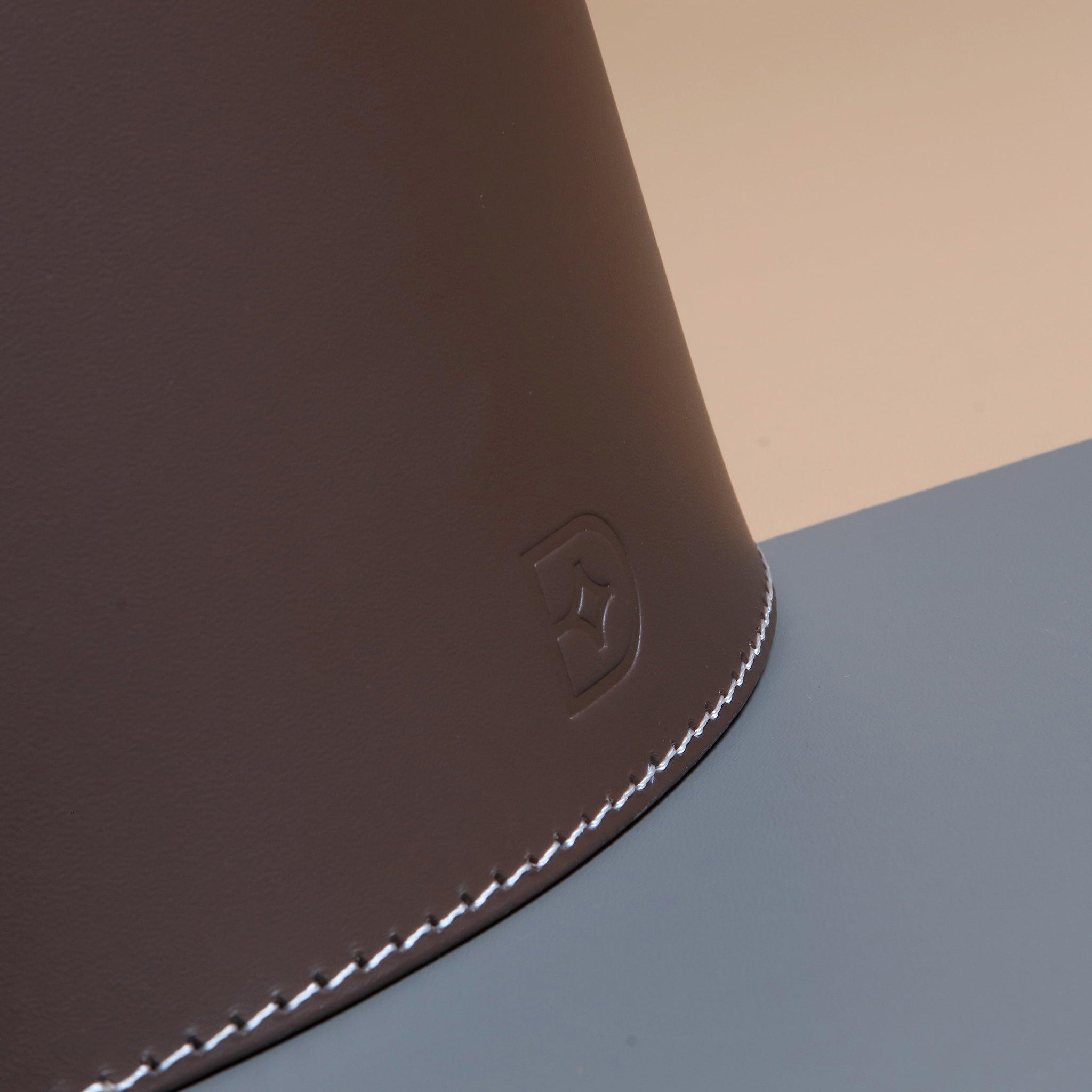 Waste Paper Basket - Brown