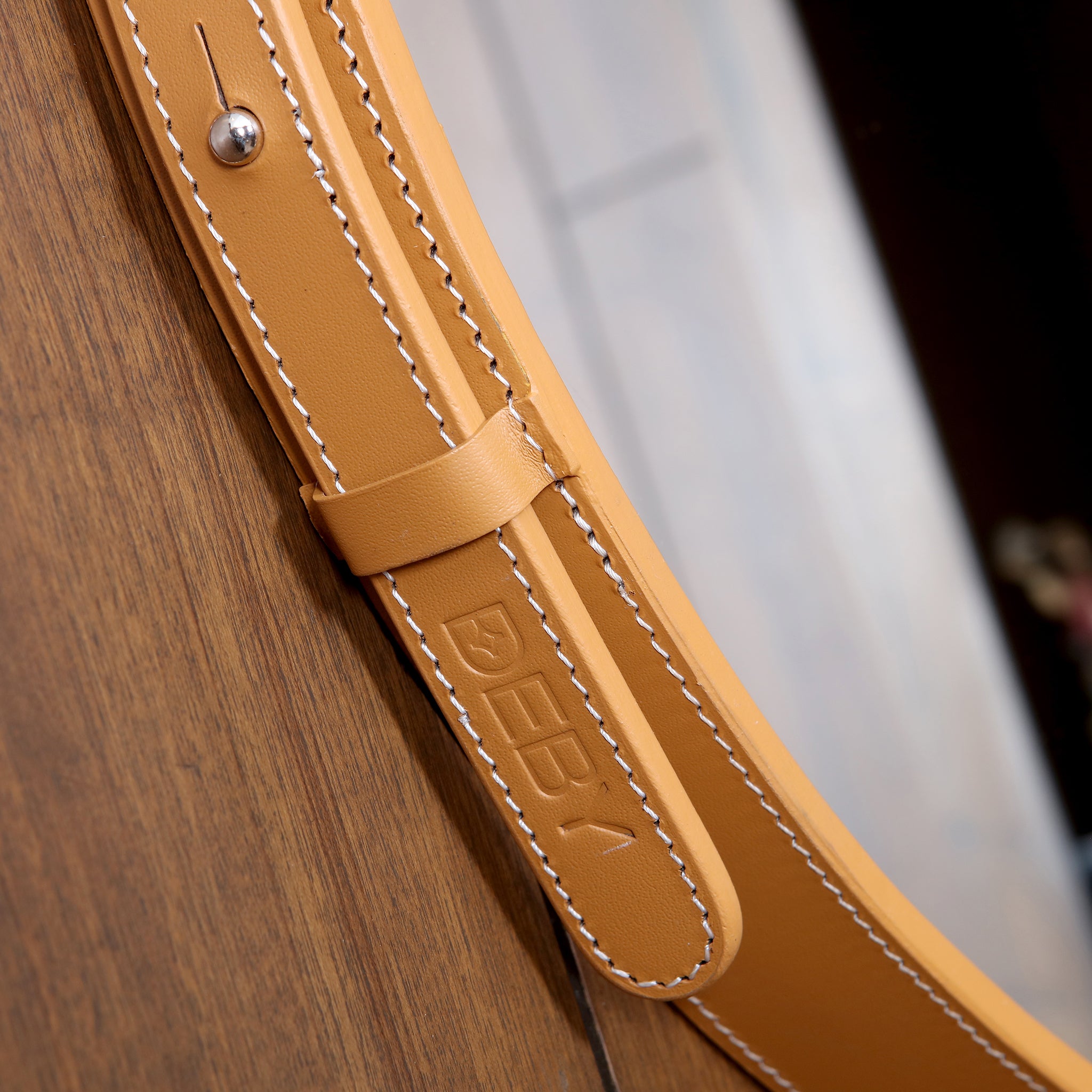 Wall Hanging Mirror - Tan