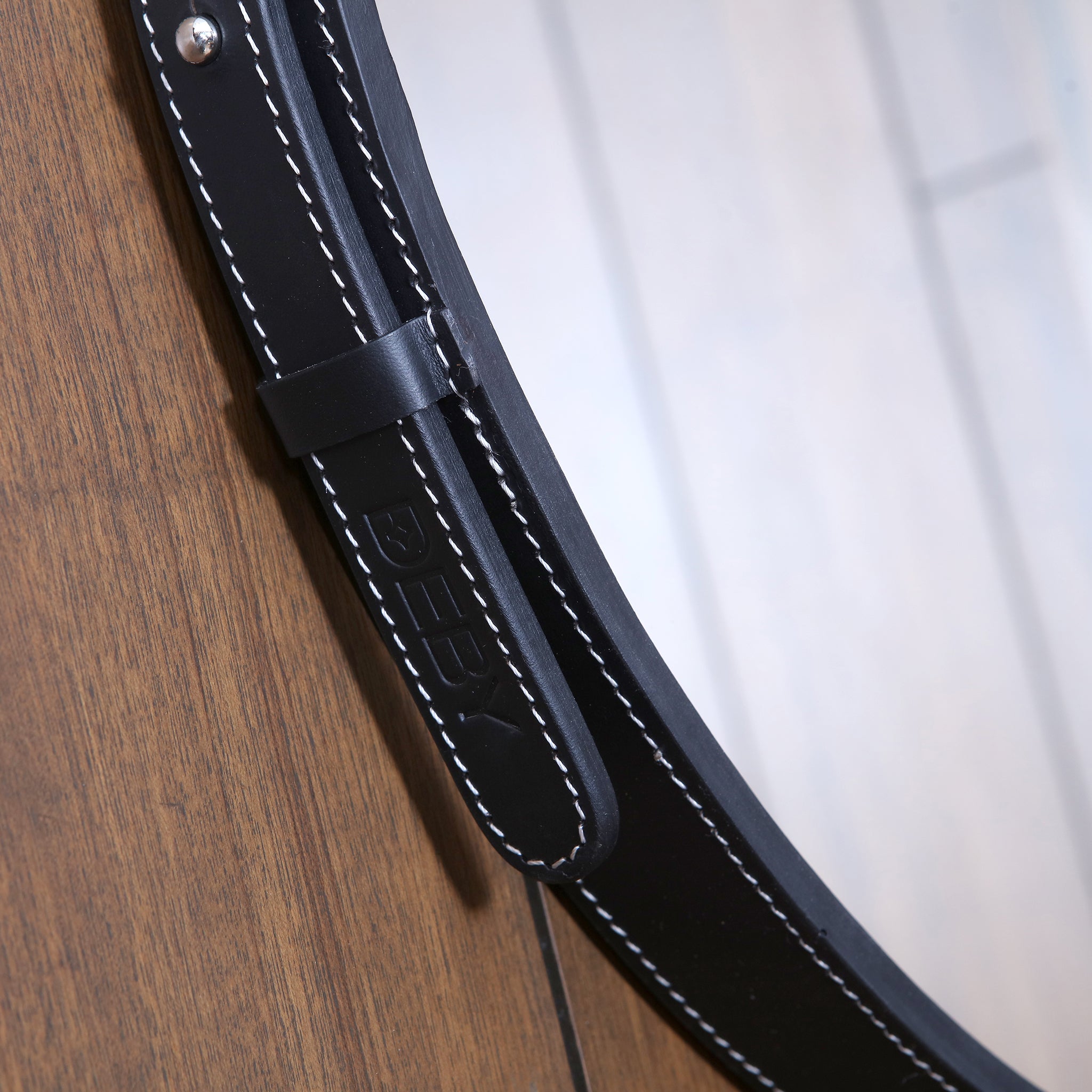 Wall Hanging Mirror - Black