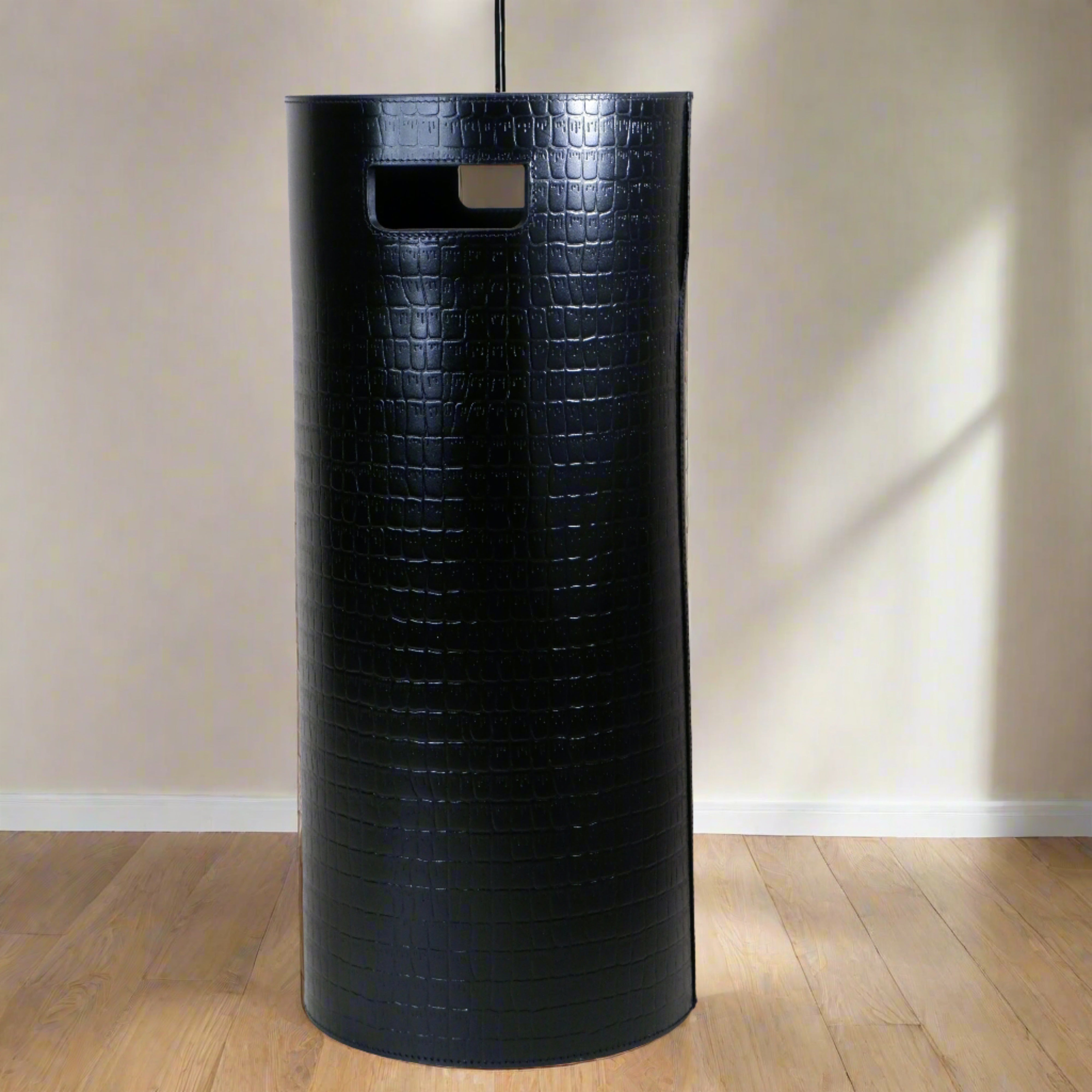Umbrella Stand - Croco Black