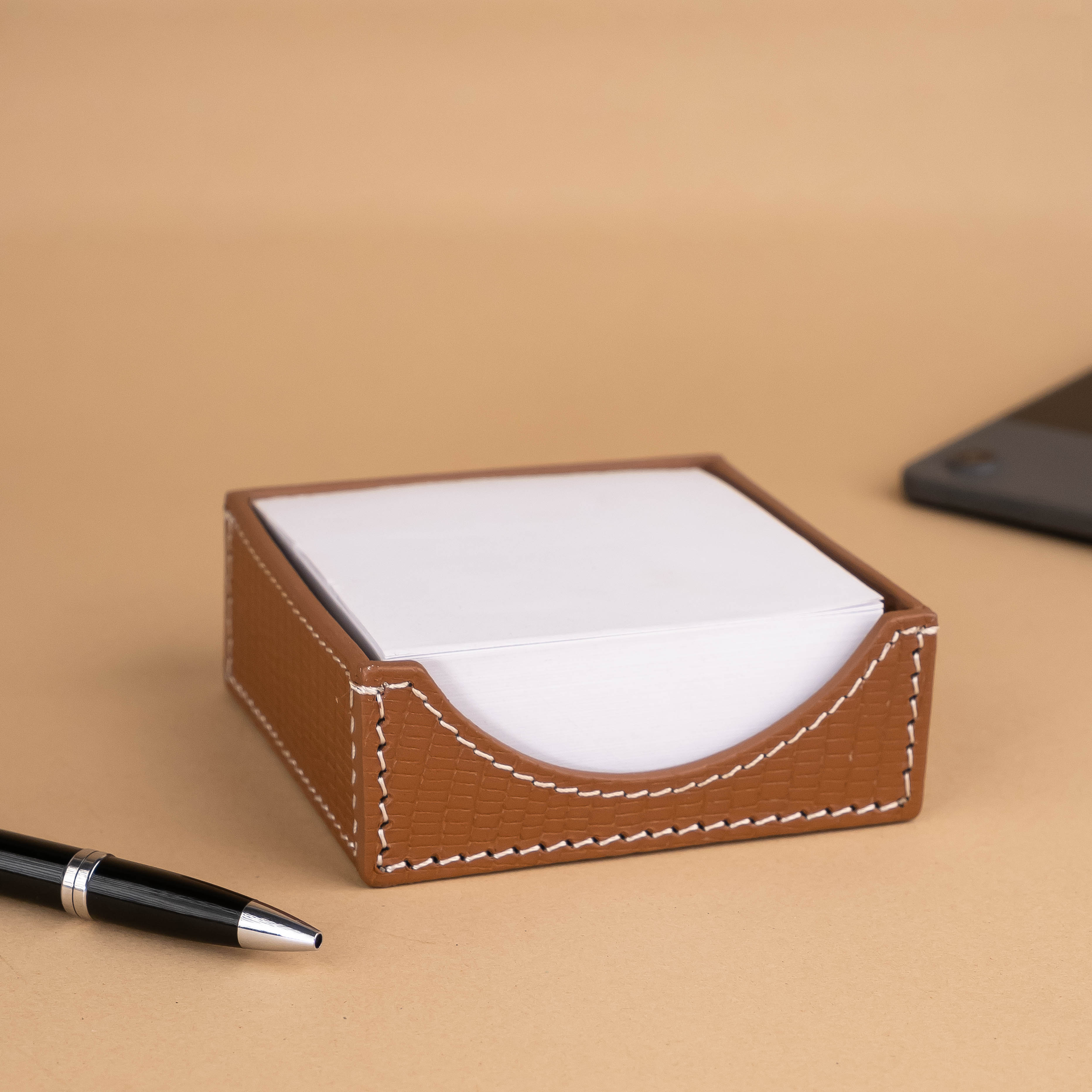 Notepad - Cognac Croco