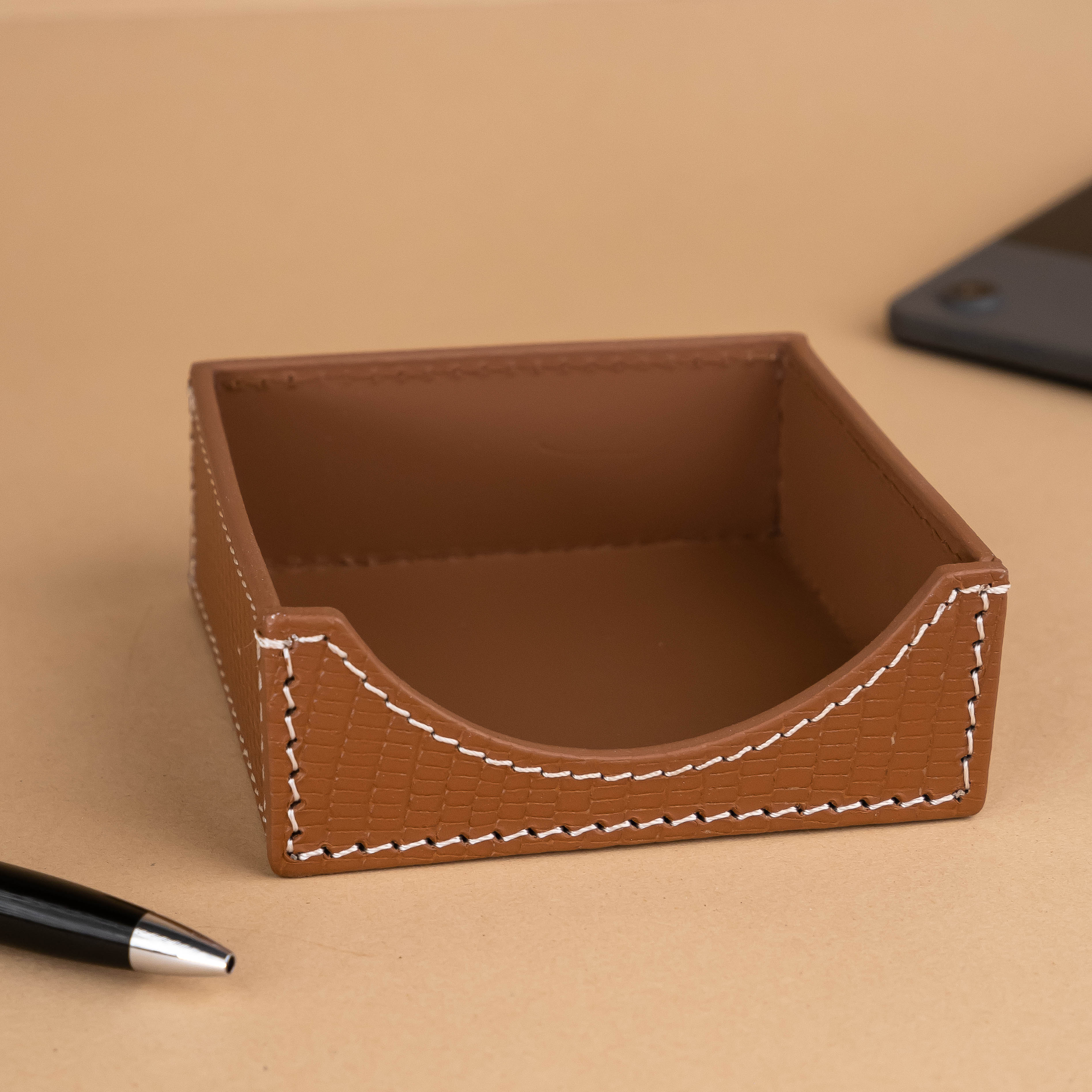 Notepad - Cognac Croco