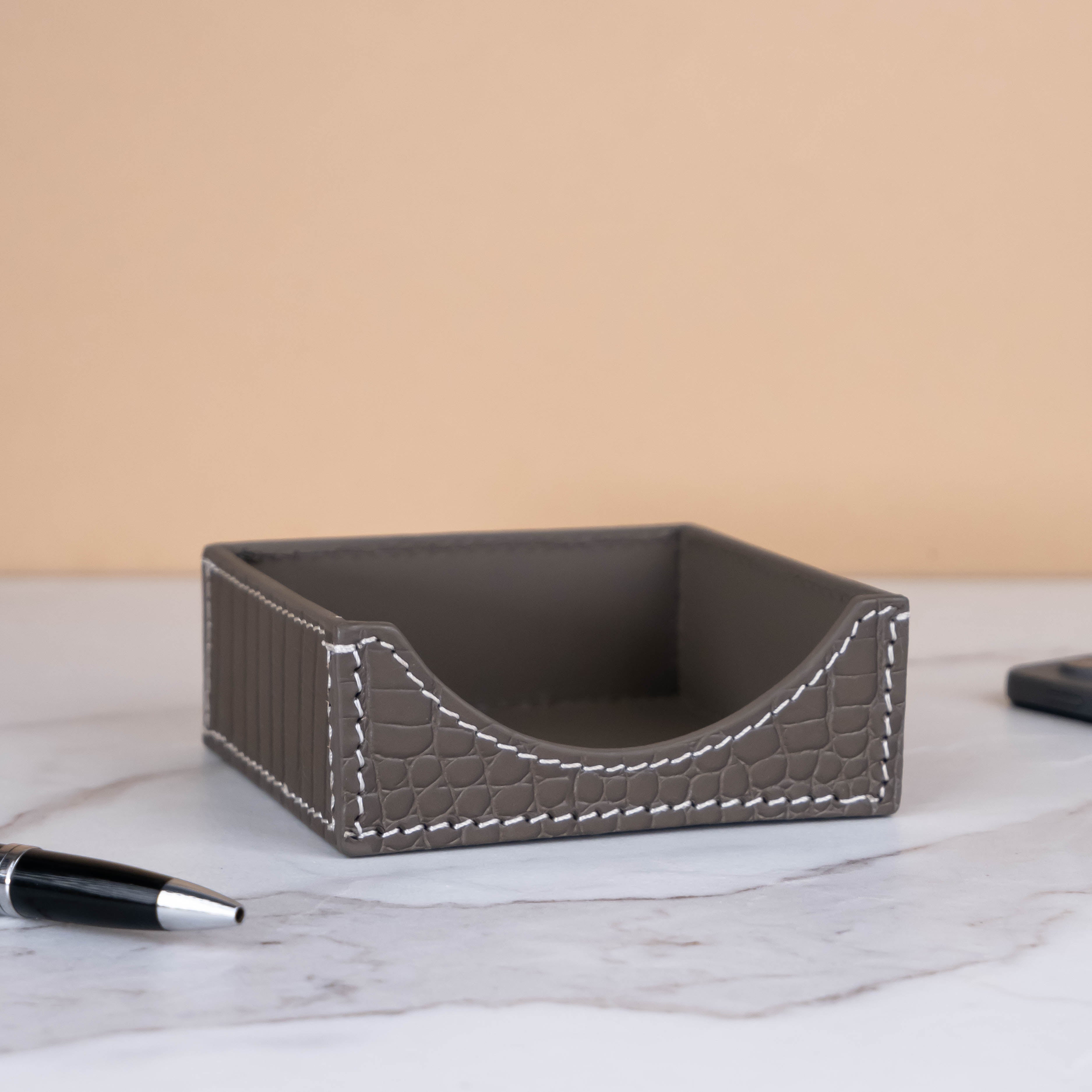 Notepad - Elephant Grey Croco Big Print