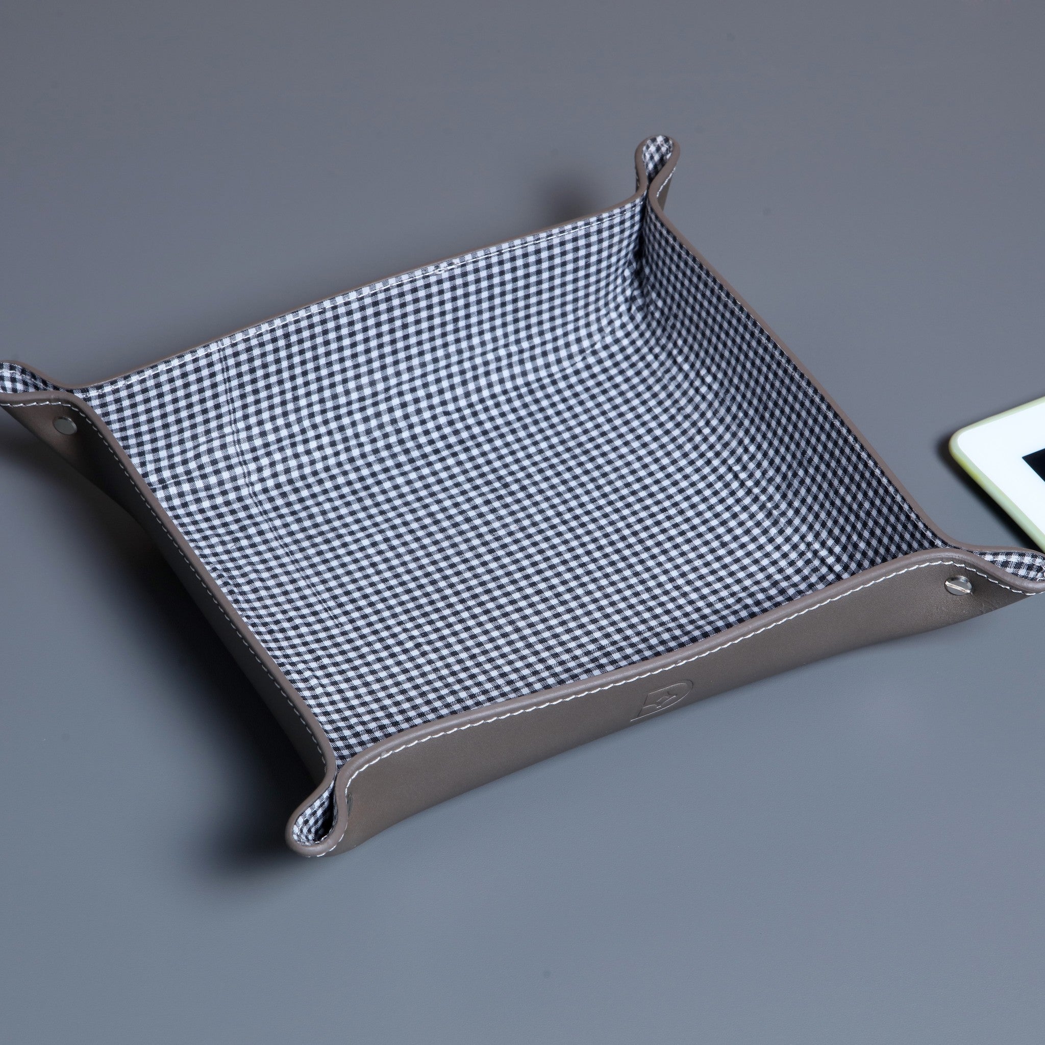 Catchall Tray with Cloth Lining