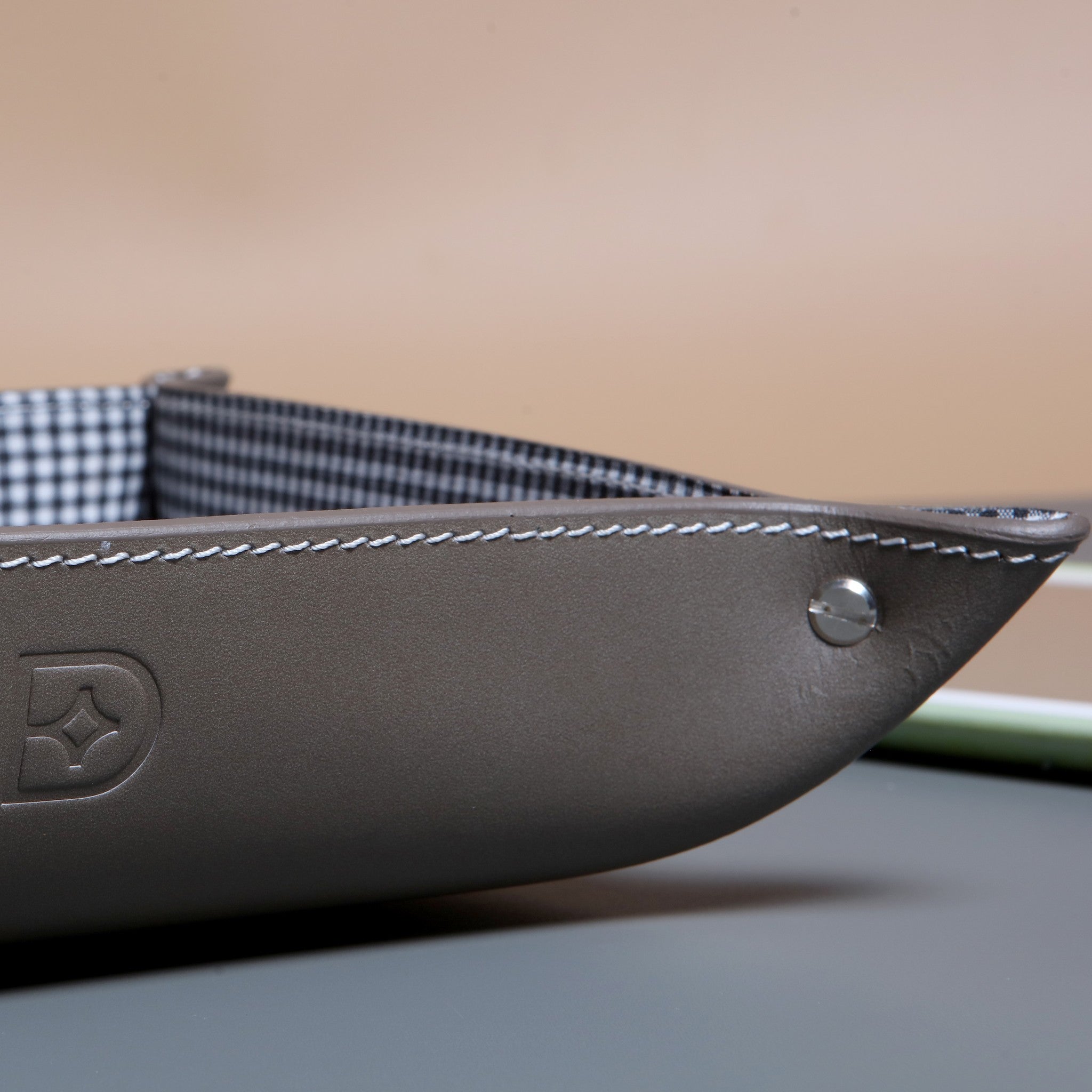 Catchall Tray with Cloth Lining
